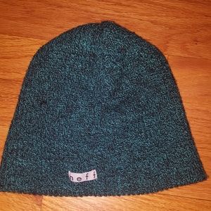 Neff Beanie - Green and Black